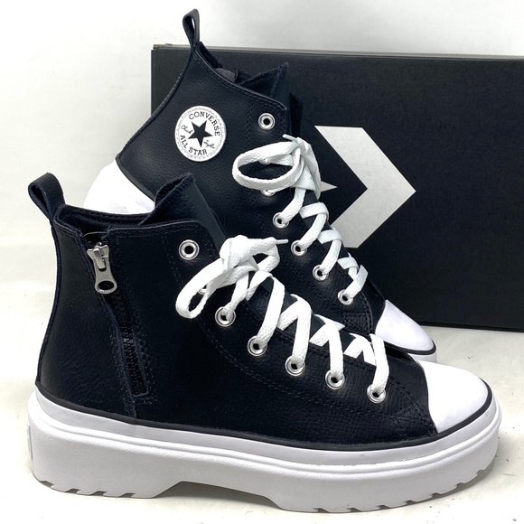 Converse Shoes - Converse Chuck Taylor Lugged Lift Platform Leather Casual Shoe Kid Women A05540C